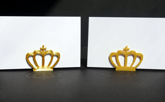 Princess Queen Crown Shaped Wedding Name Stands