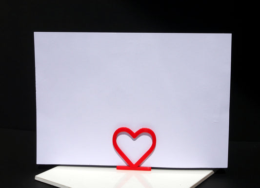 Large Heart Shaped Table Name Stands