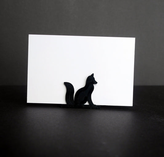Fox Shaped Wedding Name Stands
