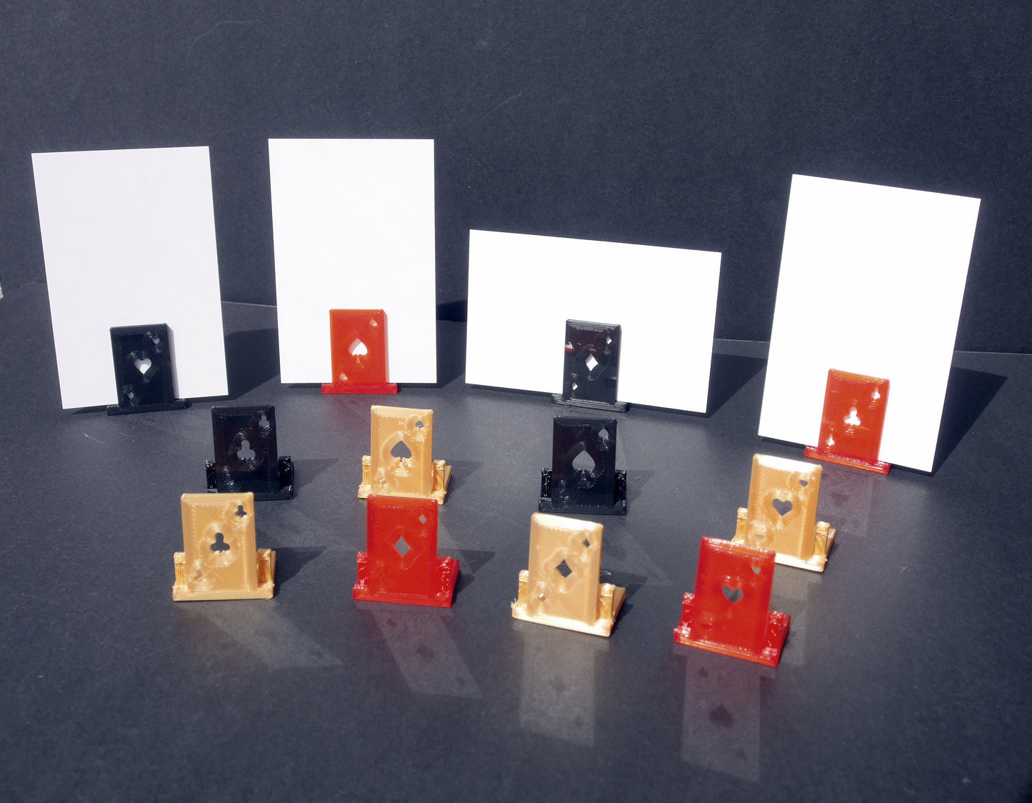 Deck of Cards Playing Card Shaped Wedding Name Holders