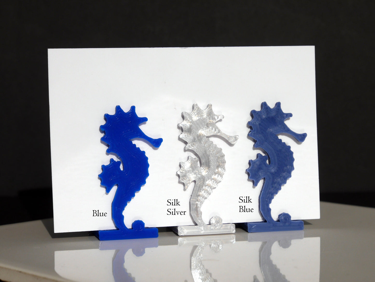 Ocean Theme Sea Horse Shaped Name Card Place Holders