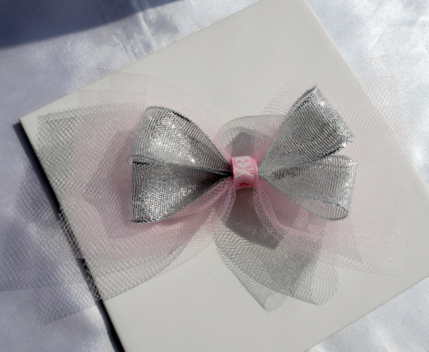 Pink Gothic Skull Hair Bows, Pink Skull Hair Accessories, Pink Skull Hair Clips, Pink Gothic Hair Accessories, Gothic Hair Clips,