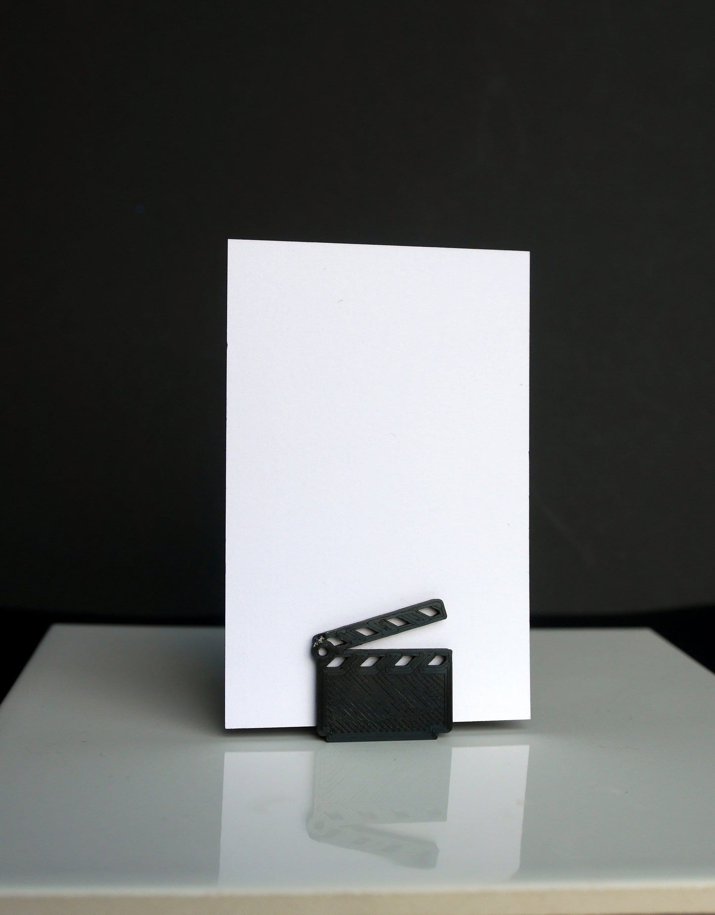 Hollywood Theme Director's Clapperboard Shape Place Card Holders