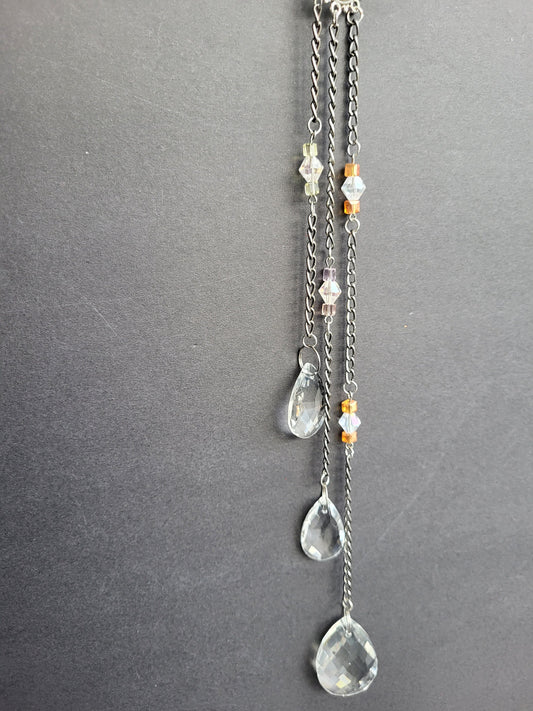 Glass Sun Chandelier, Crystal Sun Catcher Decoration, Window Suncatcher, Window Light Catcher,  Suncatcher Mobile, Glass Suncatcher